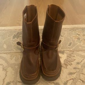 Russell boots worn one time. Like new.